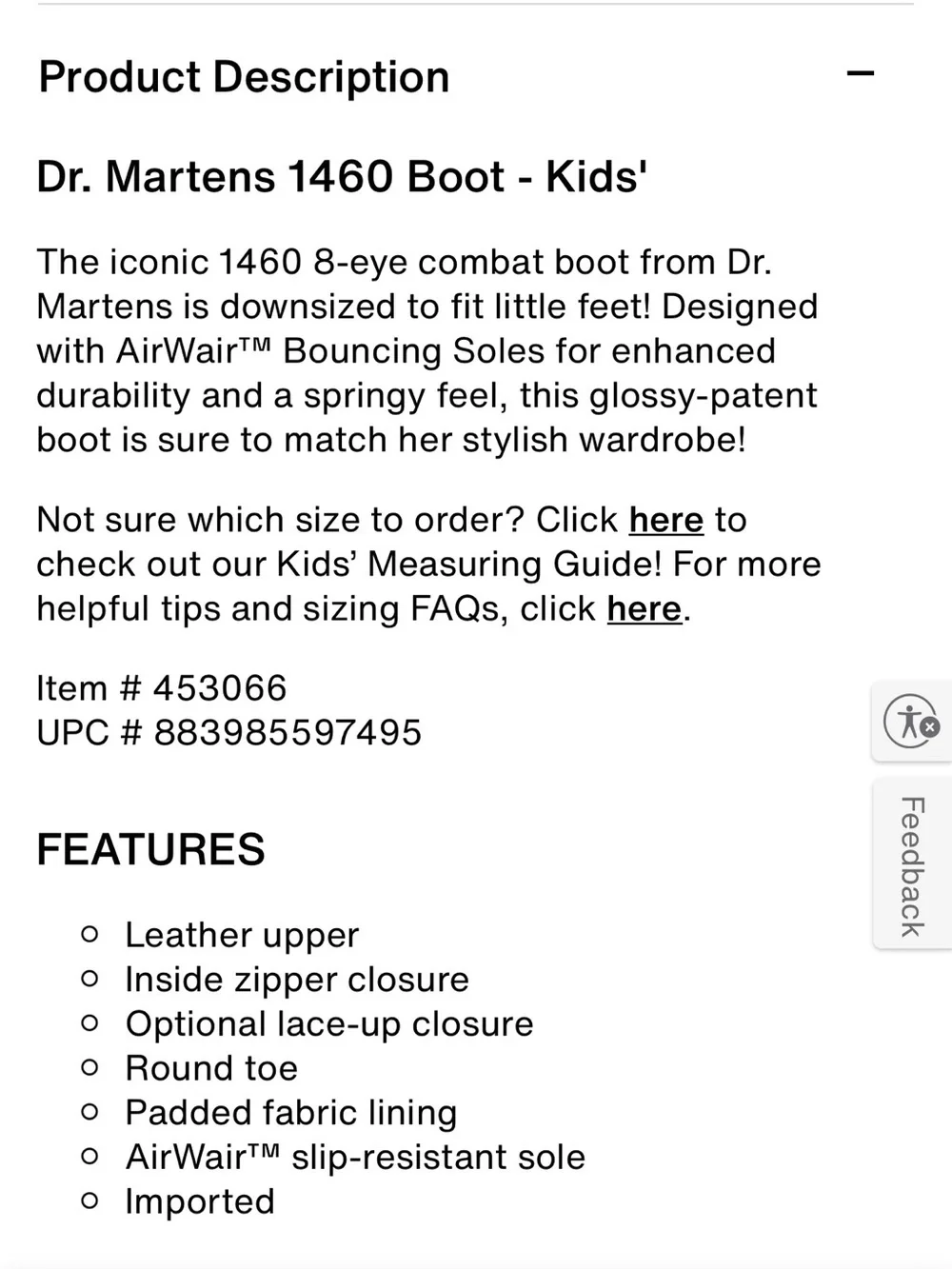 Dr. Martens classic dr